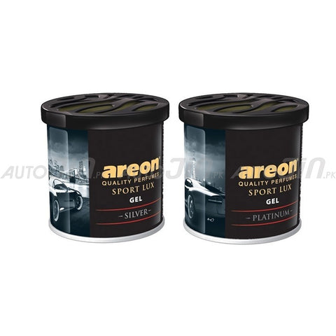 Areon Sport Lux Gel - Platinum & Sliver- Pack of 2