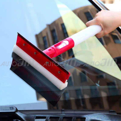 Multifunctional Double Sided Water Spray Glass Cleaning Wiper with Microfiber Cloth Multi