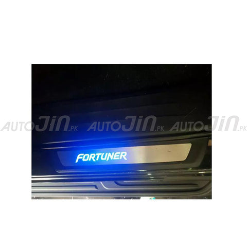 Toyota Fortuner 2016-19 Sill Plates with LED