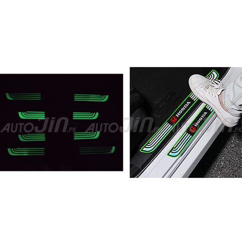 Neon Hodna Logo Rubber Door Sill Protector