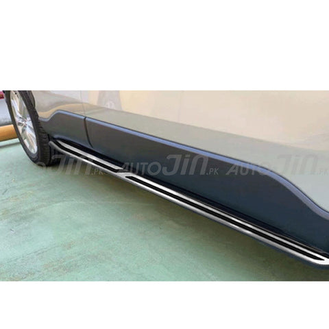 Toyota Corolla Cross Premium Side Steps - Running Boards - Chrome & Black