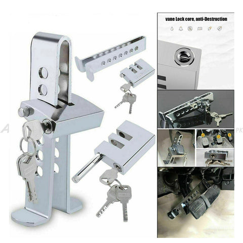SOGO Stainless Steel Anti Theft Clutch Car Brake Lock