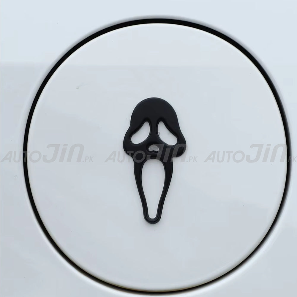 3D Scream Ghost Skull Emblem For Car & Motorcycle
