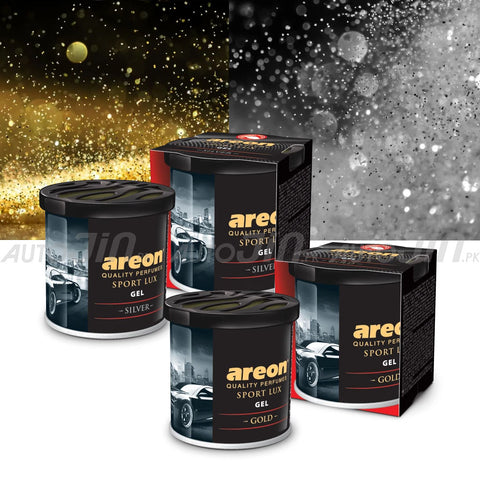 Areon Sport Lux Gel - Gold & Silver - Pack of 2