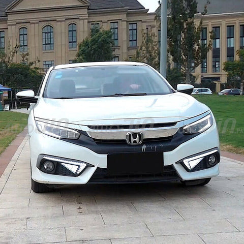 Honda Civic Fog Lights DRL Cover Nike Style - 2016-2021