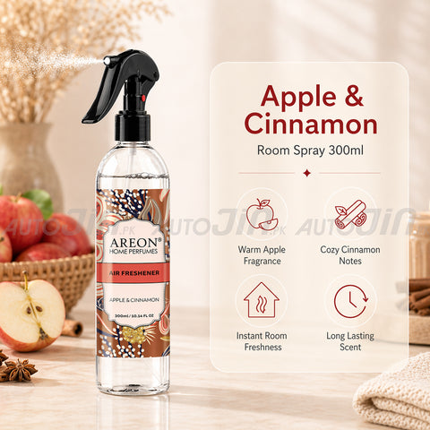 Areon Room Spray - Apple & Cinnamon - 300ML