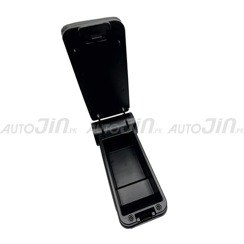 Sogo Toyota Vitz 2007-2020 Leather Armrest Console With Usb 4 Ports