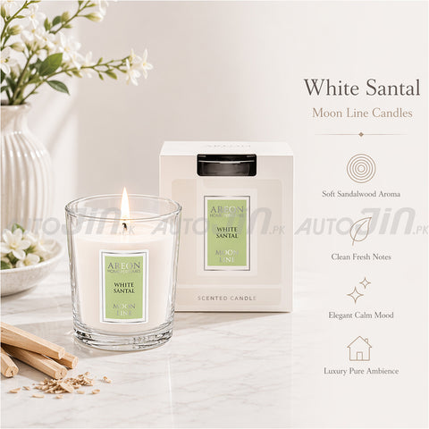 Areon Moon Line Candle - White Santal