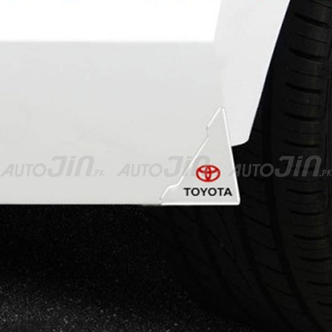 Toyota Logo Transparent Car Door Corner Protector - 4 Pcs