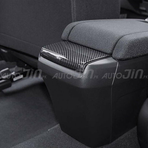 Honda Civic 2016-21 Console Back Cover - Carbon Fiber