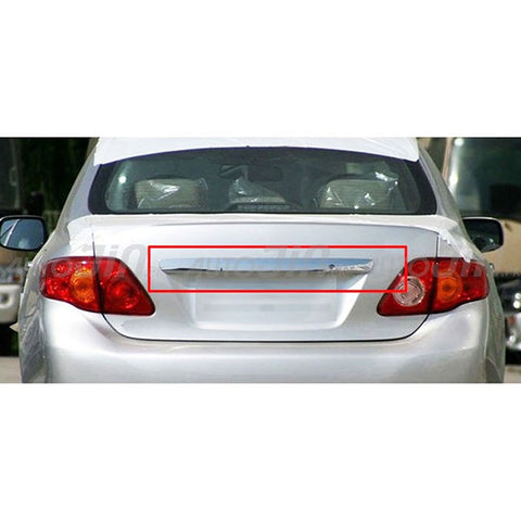 Toyota Corolla 2008-12 Back Garnish Chrome