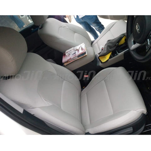 Kia Sportage 2019-23 Seat Cover - White & Grey