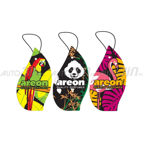 Areon Perfumes Geografia Hanging Card - Pack of 3