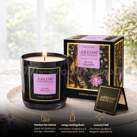 Areon Home Perfume Premium Candle - Black Fougere