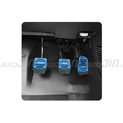 Aluminum Alloy Pedal Pads For Manual (Blue)