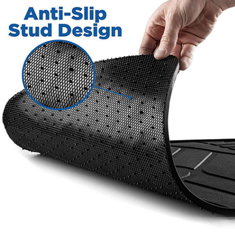 Hyundai Sonata  2021-2024 Latex Imported Rubber Floor Mats Black