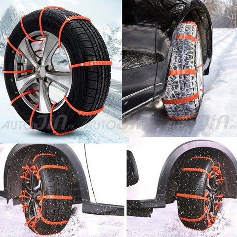 Emergency Anti-Skid Tires Snow Clips 10 Pcs