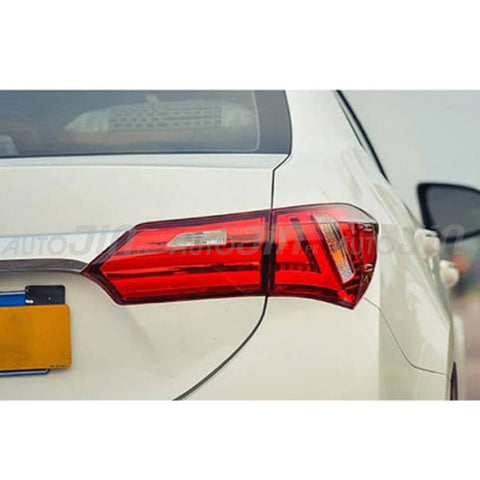 Toyota Corolla 2014-22 Tail Light Lexus Style Red and White