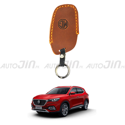 MG HS Leather Key Cover Brown