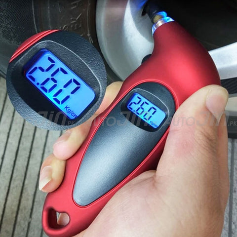 Digital Car Tire Air Pressure Gauge Meter LCD Display Multicolor