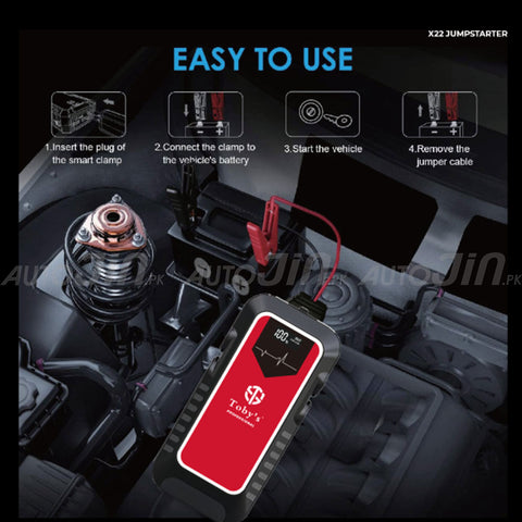 Toby's X22 Jump Starter 16,000mAh 59.2WH Power Bank  For Diesel & Petrol