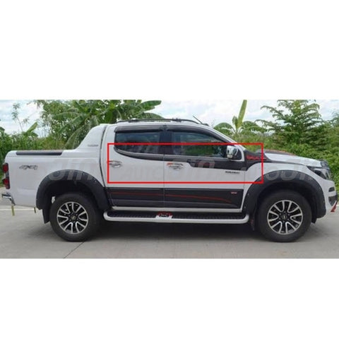 Isuzu D-Max Side Weather Strips Flares - 2018-20