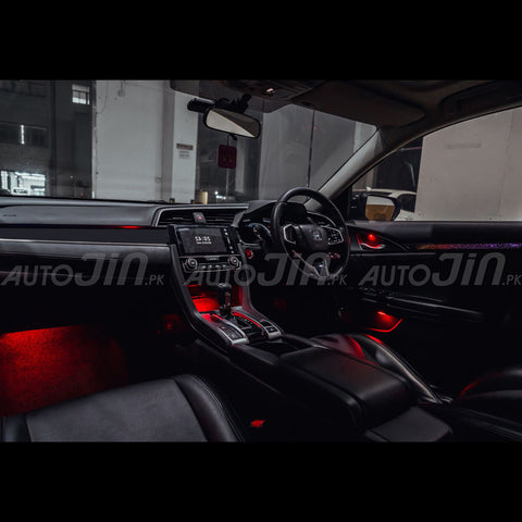 Honda Civic 2016-2021 21-in-1 Modular 12V Interior Light with App Control OEM Ambient Light Kit