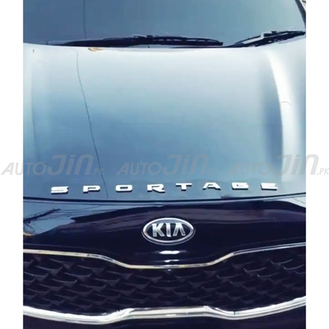 Kia Sportage 3D Letters Stickers Logo Emblem Alphabets Decals Bonnet