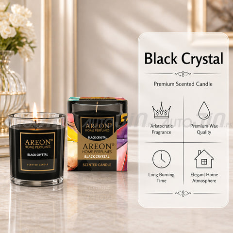 Areon Home Perfume Candle - Black Crystal - 120g