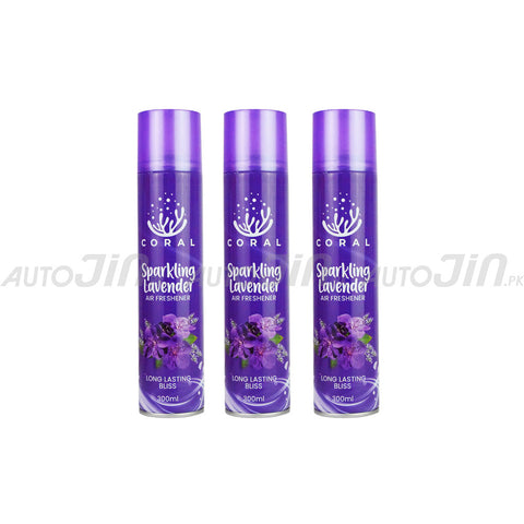 Coral Air Freshener Lavender Pack Of 3 - 300ML