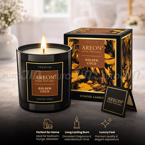 Areon Home Perfume Premium Candle - Black Fougere