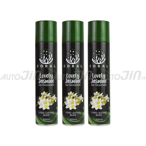 Coral Air Freshener Jasmine Pack Of 3 - 300ML