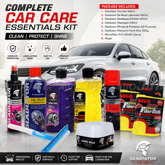 Gladiator Car Cure Kit - Pack Of 8 1000