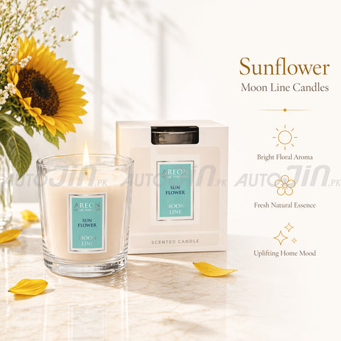 Areon Moon Line Candle - Sunflower