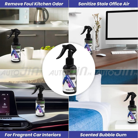 Black Odor Air Freshener Spray 120ml - Bubble Gum BO32