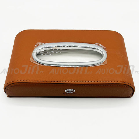 High Quality Tissue Box for Car - Toyota Logo - Pu Leather