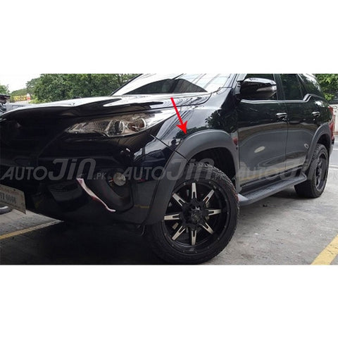 Toyota Fortuner 2016-19 OEM Slim Fender Flates - Matte Black