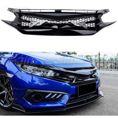 Honda Civic 2016-21 Hood Style Mesh Grill