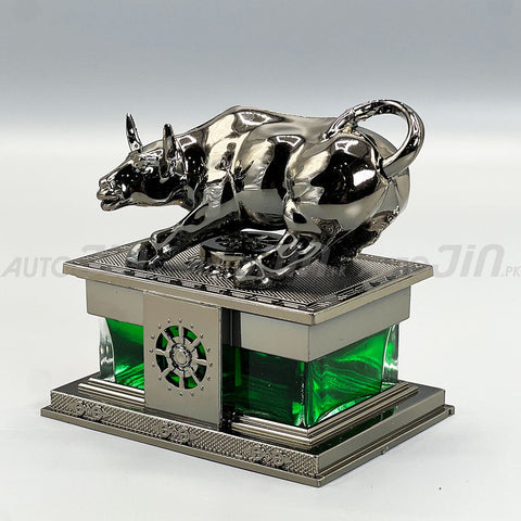 Bull Sculpture Car Dashboard Car Perfume Air Freshener - Multi