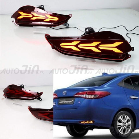 Toyota Yaris 2020 Rear Bumper Reflector Arrow Style