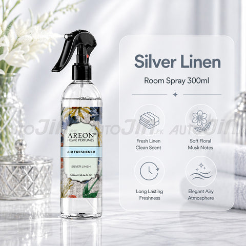 Areon Room Spray - Silver Linen - 300ML