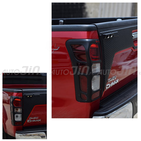 Isuzu D-Max Backlights Cover Black - 2018-2020