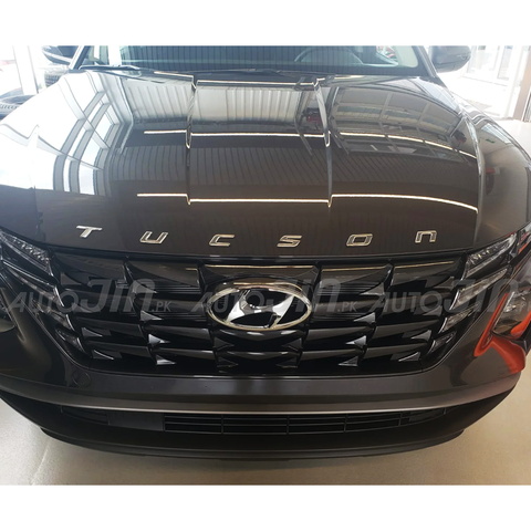 Hyundai Tucson 3D Letters Stickers Logo Emblem Alphabets Decals Bonnet