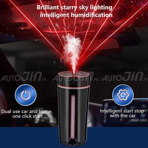 Starry Sky Ambient Lamp Humidifier Aromatherapy Diffuser Air Freshener Rechargeable - 800mAh