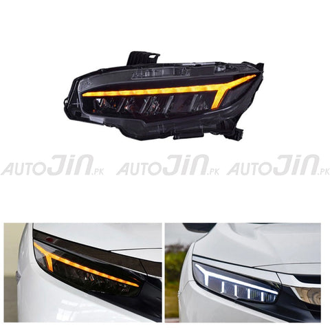 Honda Civic 2016-21 Audi Style Headlights