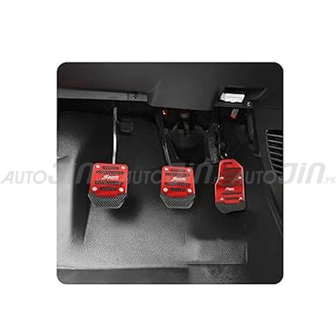 Aluminum Alloy Pedal Pads For Manual (Red)