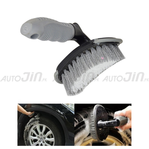 Car Tire Washing Brush Wide - Curved Shape