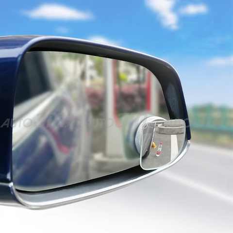 2pcs Car Convex Blind Spot Mirrors Triangle - 356