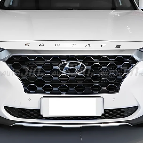 Hyundai Santa Fe 3D Letters Stickers Logo Emblem Alphabets Decals Bonnet