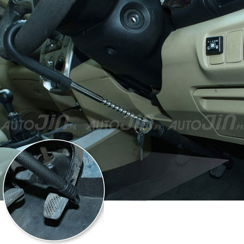 Car Steering & Pedal Lock - Double Hook Steering & Clutch Brake Lock - 368